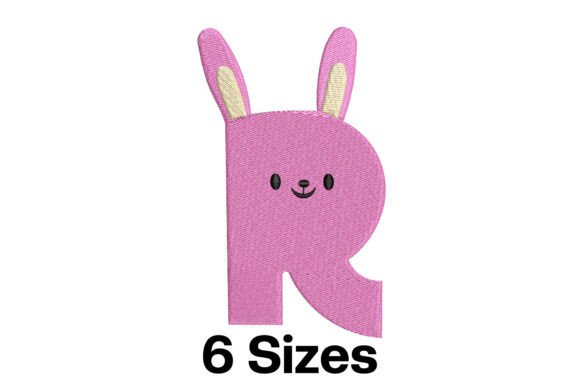 A Designer’s Review of the Funny Rabbit Alphabet Letter R Embroidery