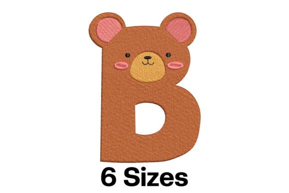 Funny Bear Alphabet Letter B: A Cozy Embroidery Review