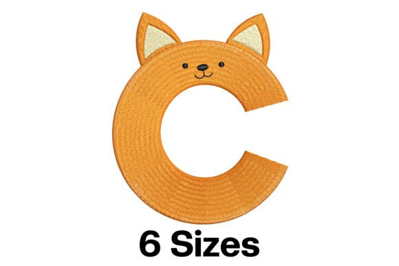 Funny Cat Alphabet Letter C: A Cozy & Playful Holiday Embroidery Design