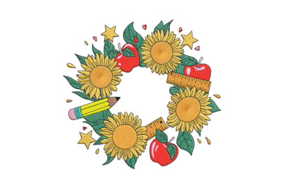 Teacher Sunflower Wreath: A Design for Thoughtful Gift-Making