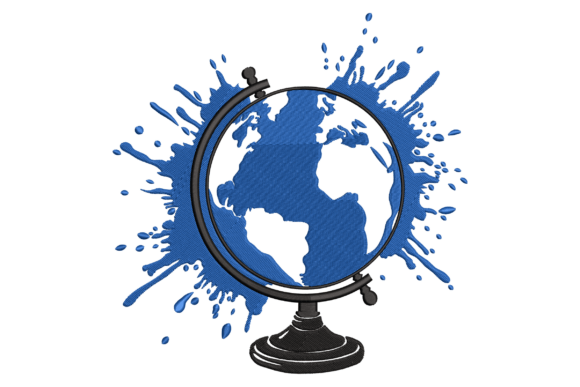Watercolor Globe: A Designer's Review for Boutique Sweatshirts